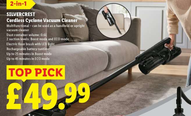 SilverCrest Cordless Cyclone Vacuum Cleaner