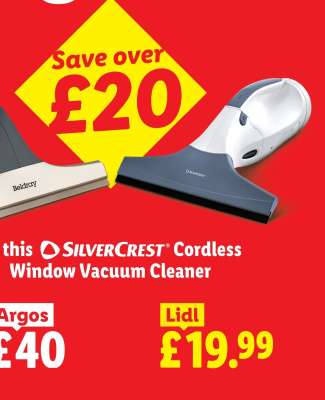 SILVERCREST Cordless Window Vacuum Cleaner