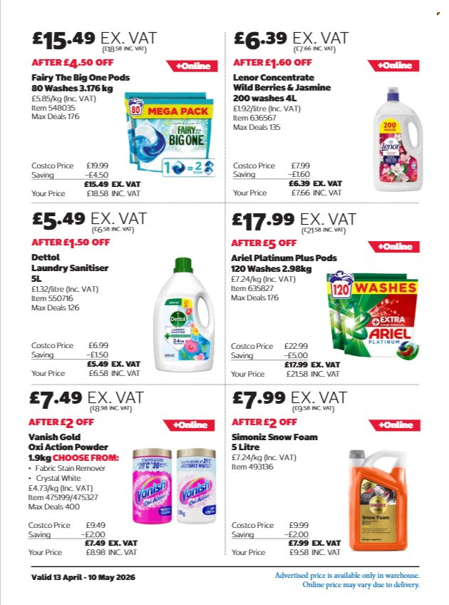 Costco offer - 13/04/2026 - 10/05/2026. Page 26
