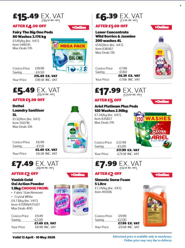Costco offer - 13/04/2026 - 10/05/2026. Page 26