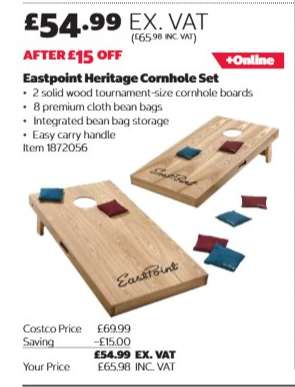 Eastpoint Heritage Cornhole Set