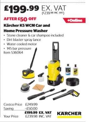 Kärcher K5 WCM Car and Home Pressure Washer