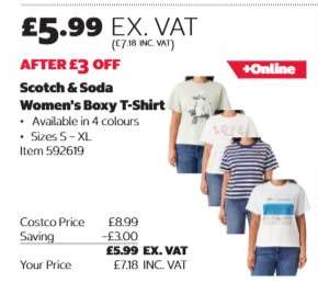 Scotch & Soda Women's Boxy T-Shirt