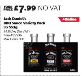 Jack Daniel's BBQ Sauce Variety Pack