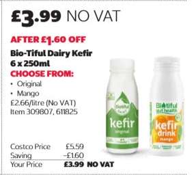 Bio-Tiful Dairy Kefir 6 x 250ml