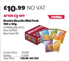 Bronte Biscuits Mini Pack 100 x 30g