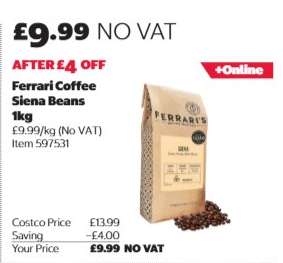 Ferrari Coffee Siena Beans 1kg