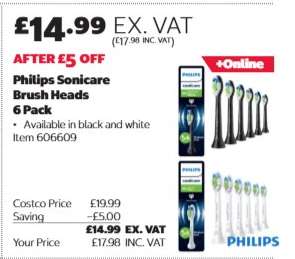 Philips Sonicare Brush Heads 6 Pack