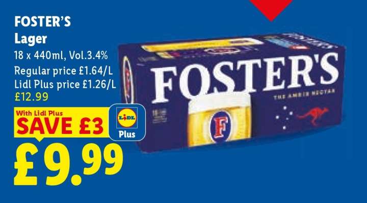 FOSTER’S Lager