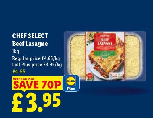Chef Select Beef Lasagne