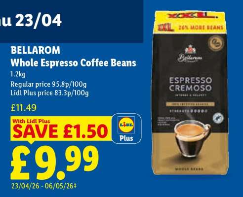 Bellarom Whole Espresso Coffee Beans