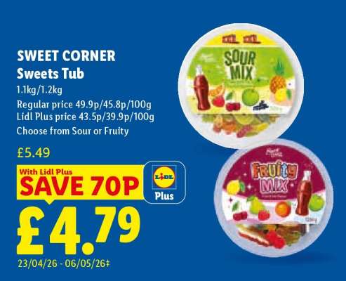 Sweet Corner Sweets Tub