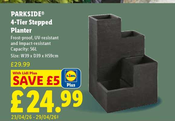 PARKSIDE 4-Tier Stepped Planter