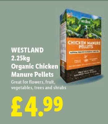 WESTLAND Organic Chicken Manure Pellets