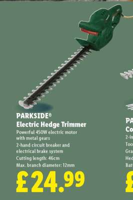 PARKSIDE® Electric Hedge Trimmer