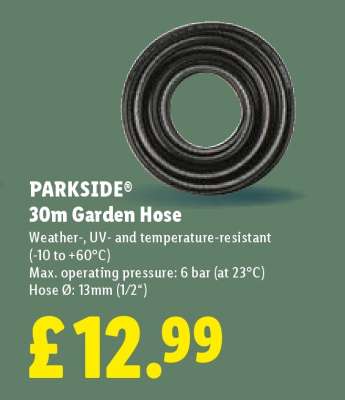 PARKSIDE 30m Garden Hose