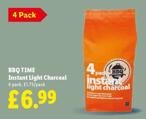 BBQ TIME Instant Light Charcoal