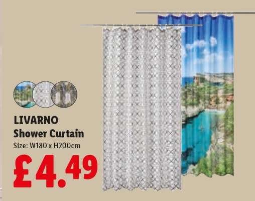 LIVARNO Shower Curtain