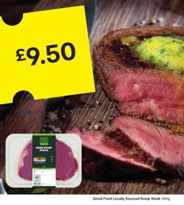 Good Food Locally Sourced Rump Steak 400g