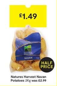 Natures Harvest Navan Potatoes 2Kg