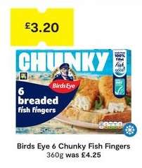 Birds Eye 6 Chunky Fish Fingers
