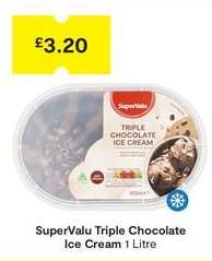 SuperValu Triple Chocolate Ice Cream