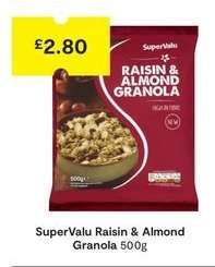 SuperValu Raisin & Almond Granola 500g