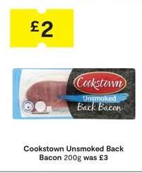 Cookstown Unsmoked Back Bacon