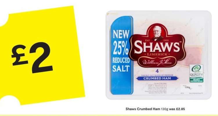 Shaws Crumbed Ham