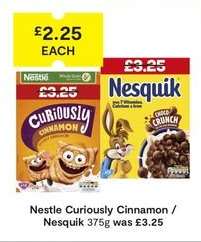 Nestle Curiously Cinnamon / Nesquik
