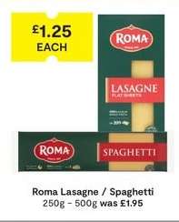 Roma Lasagne / Spaghetti