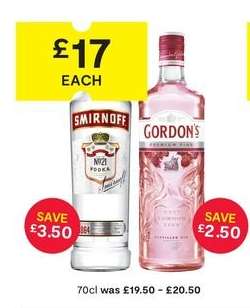 Smirnoff No. 21 Vodka / Gordon's Premium Pink