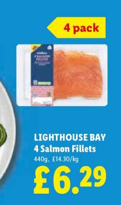 Lighthouse Bay 4 Salmon Fillets