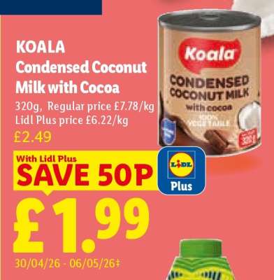 KOALA Condensed Coconut Milk with Cocoa