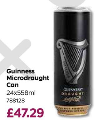 Guinness Microdraught Can