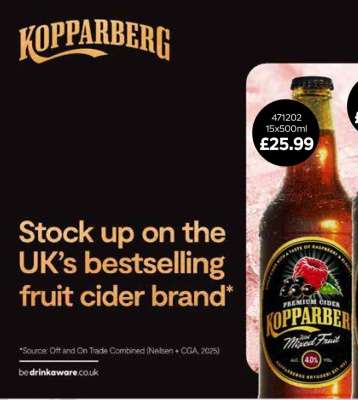 Kopparberg Premium Cider Mixed Fruit
