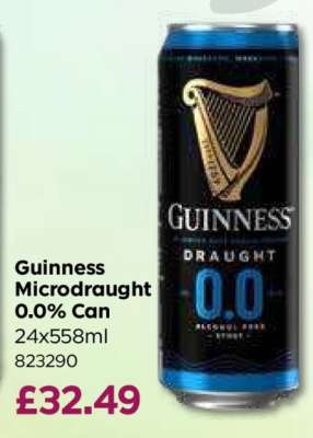 Guinness Microdraught 0.0% Can