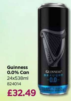 Guinness 0.0% Can