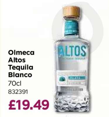 Olmeca Altos Tequila Blanco