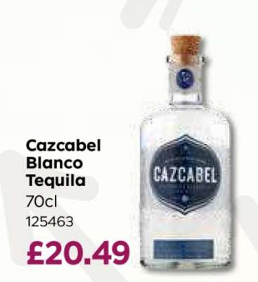 Cazcabel Blanco Tequila