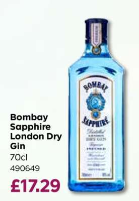 BOMBAY SAPPHIRE London Dry Gin