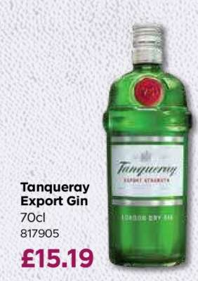 Tanqueray Export Gin