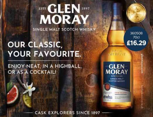Glen Moray Single Malt Scotch Whisky