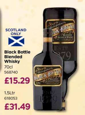 Black Bottle Blended Whisky 70cl