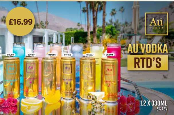 Au Vodka RTD's