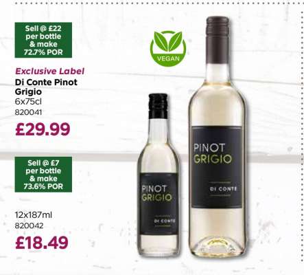 Di Conte Pinot Grigio 6x75cl