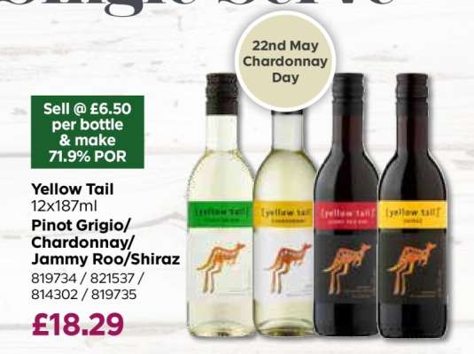 Yellow Tail 12x187ml