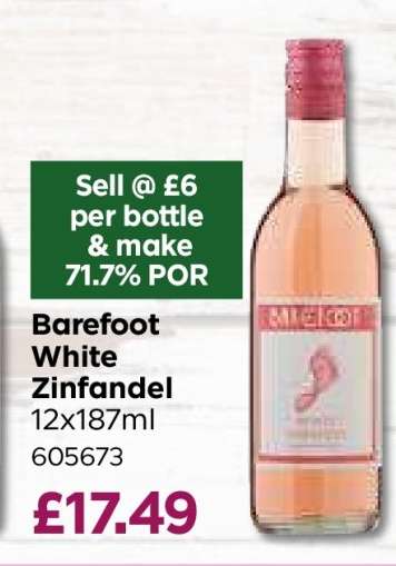 Barefoot White Zinfandel