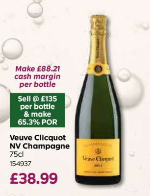 Veuve Clicquot NV Champagne