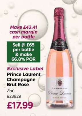 Prince Laurent Champagne Brut Rosé